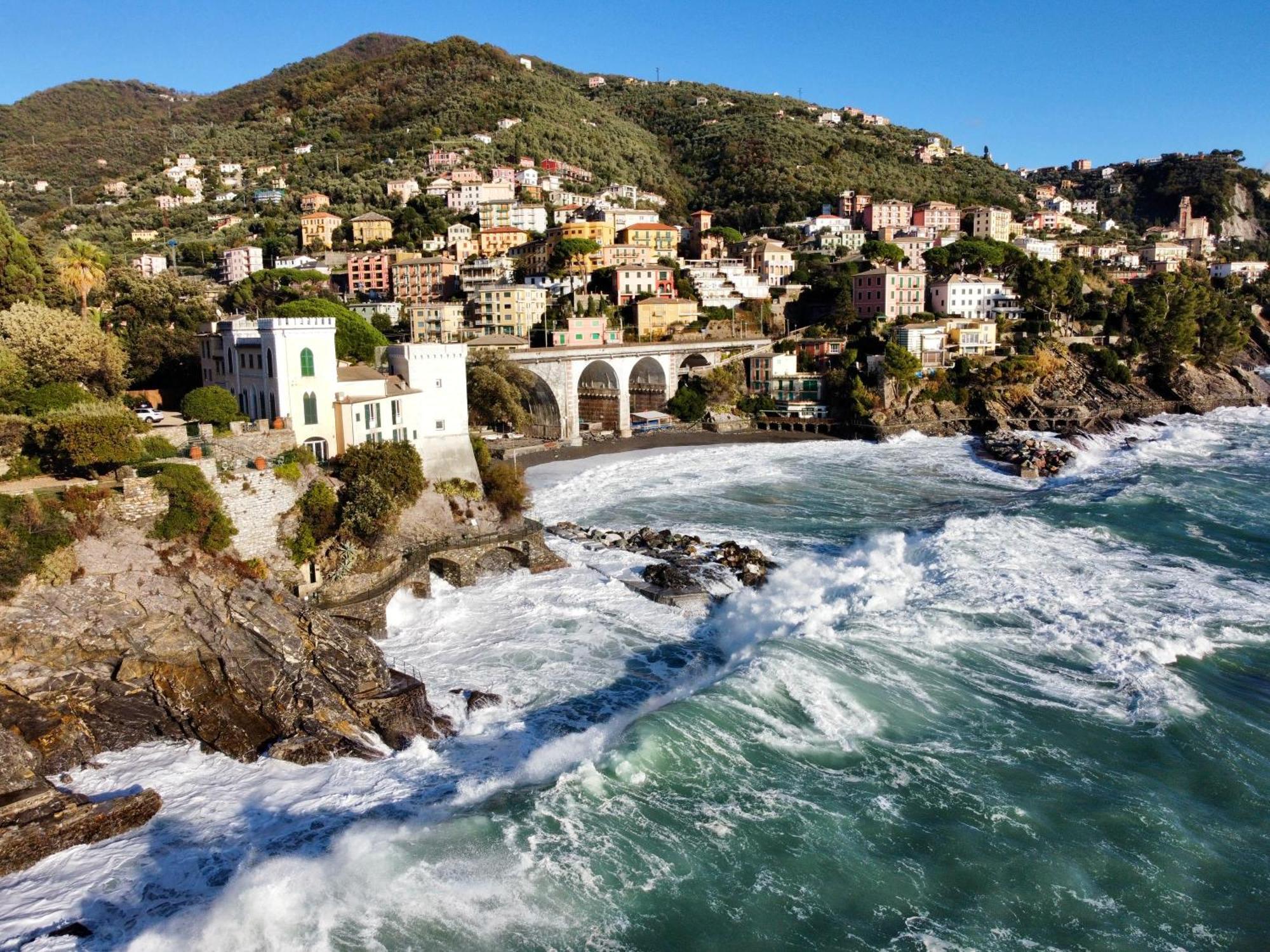 La Terrazza Sul Mare Lägenhet Zoagli Exteriör bild